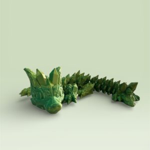 Baby Crystal Wolf Dragon